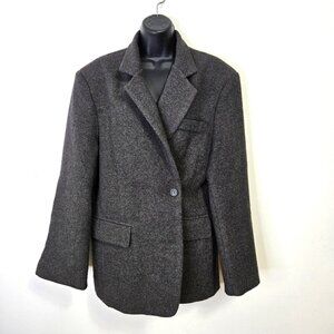 OAK FORT Oversize Crossover Blazer Jacket Coat Women's Sz M Menswear Minimalist